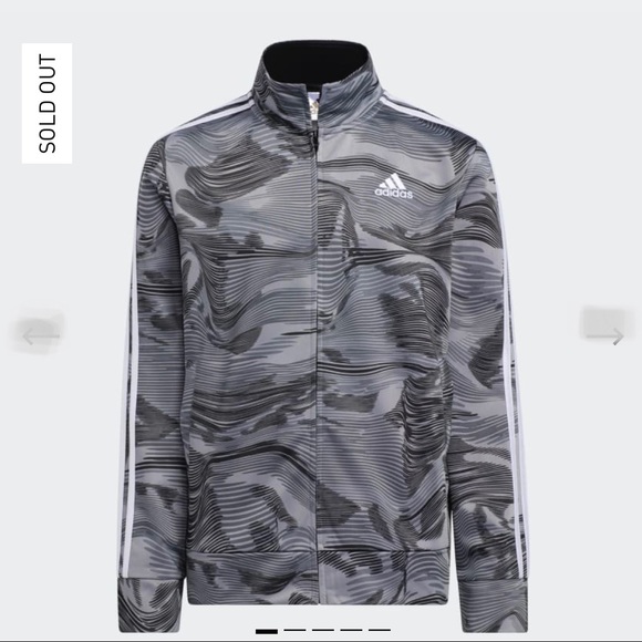 Adidas Camo Tricot Training Jacket - Picture 1 of 13